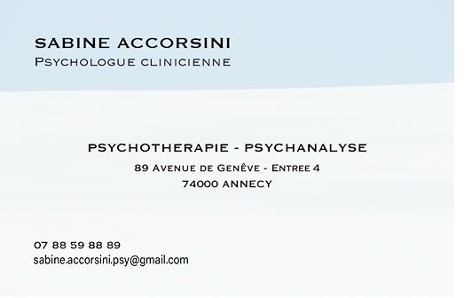 Carte de visite Sabine Accorsini